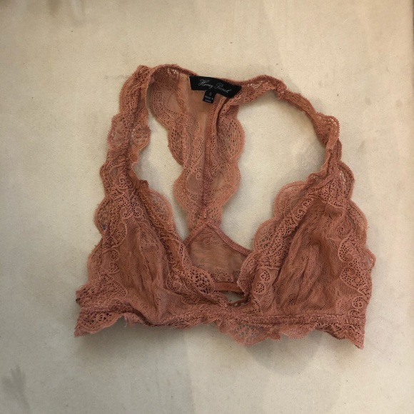 Honey Punch Other - Honey Punch Nude Lace Bralette
